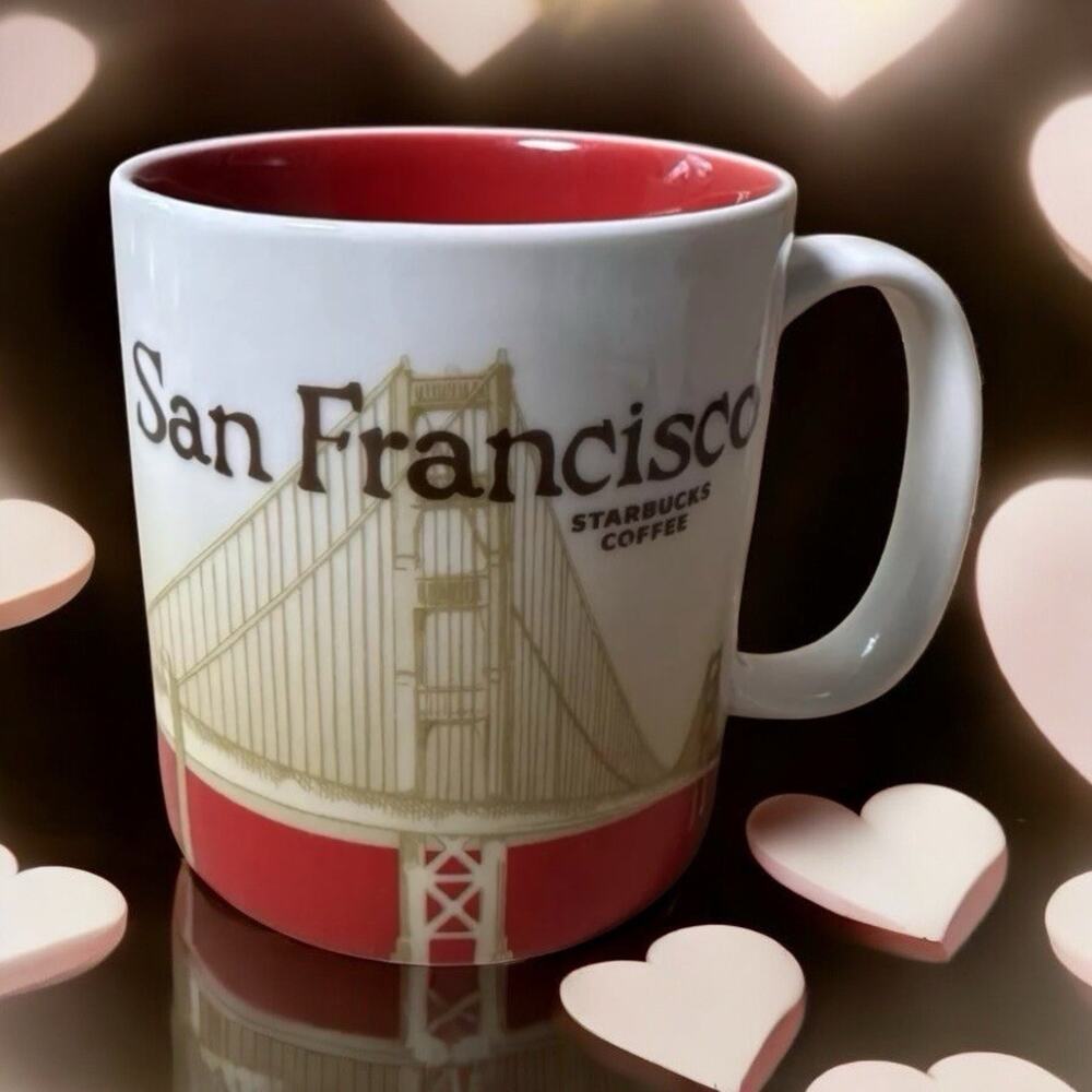 Starbucks San Francisco Global City Icon Mug 16 oz Coffee Cup 2010 EUC